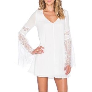 L*SPACE bell sleeve mini dress